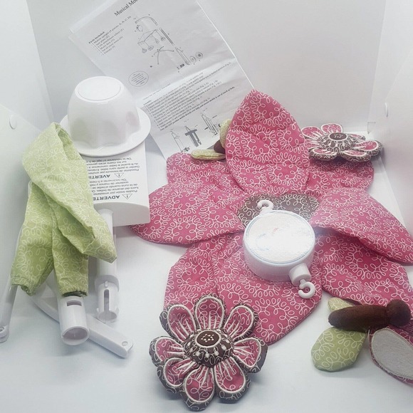 CoCaLo Bedding Nos Cocalo Taffy Baby Pink Nursery Mobile Floral